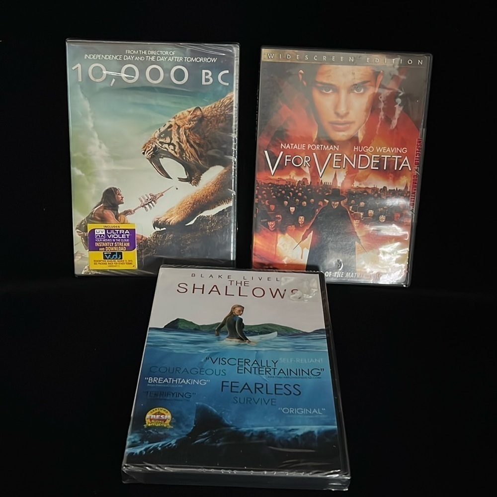 Three Action DVDs